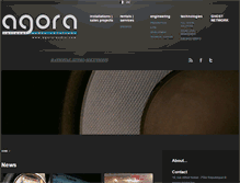 Tablet Screenshot of agora-audio.com